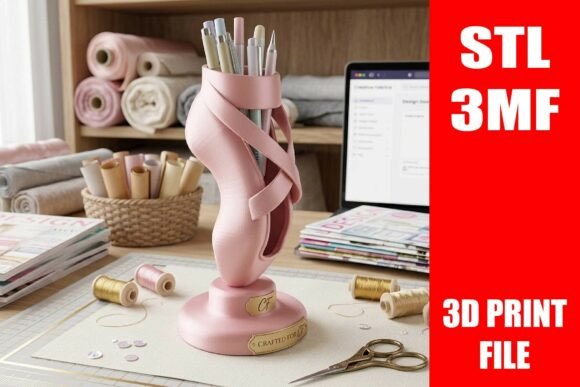 Ballet Shoe Pen Holder - 3D Print STL