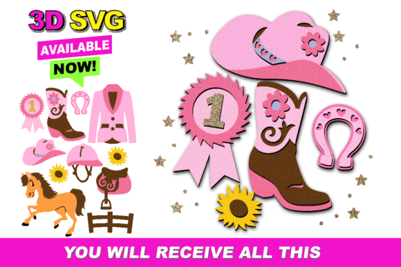 Cowgirl Elements 3D SVG: A Practical Guide to Cutting, Crafting, and Creating