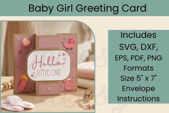 Creating Memories with a Baby Girl Card SVG and 3D Pop Out Design