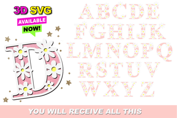 Daisy Alphabet 3D SVG: A Comprehensive Evaluation for Crafters