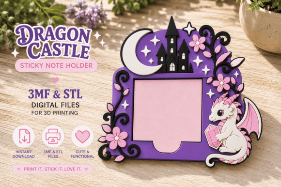 Dragon Sticky Note Holder 3d Print: A Versatile Tool