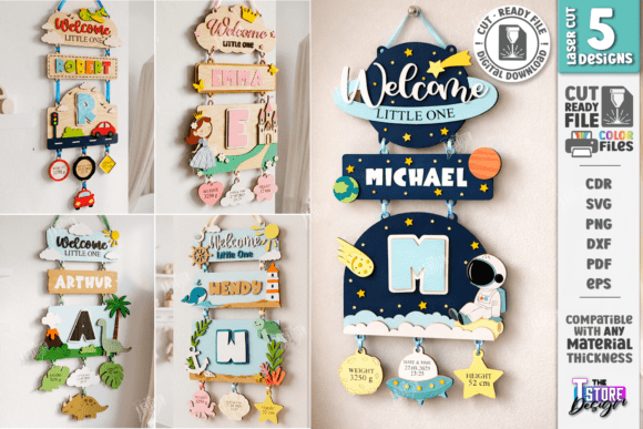 The Strategic Advantage of the 3D Nursery Layered Wall Signs Bundle CNC in Modern Digital Fabrication