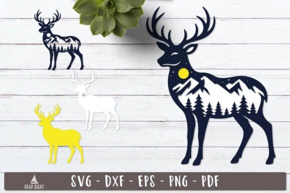 The Strategic Value of the 3D Mountain Deer Layered SVG Design in Modern Creative Workflows